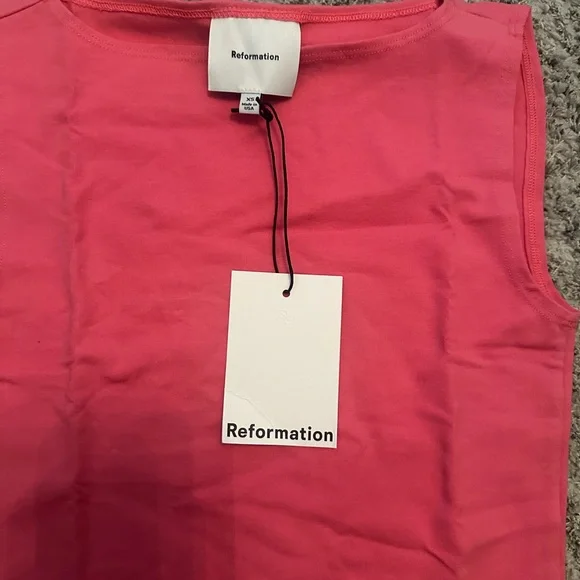 Reformation Pink Dusk Sleeveless Top - Picture 5 of 6